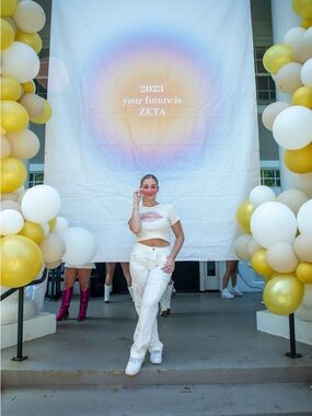 Hollister White Cargo Pants